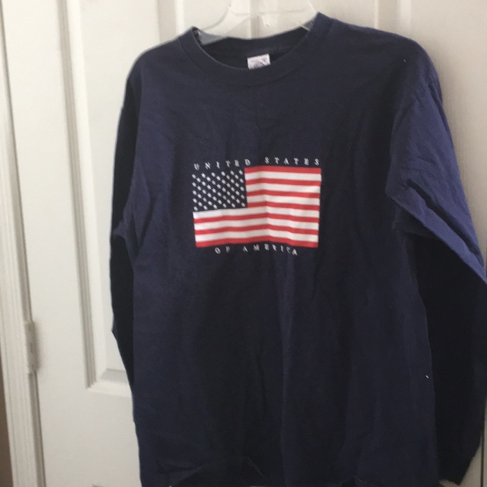 FINAL MARKDOWN Adult unisex patriotic tee medium